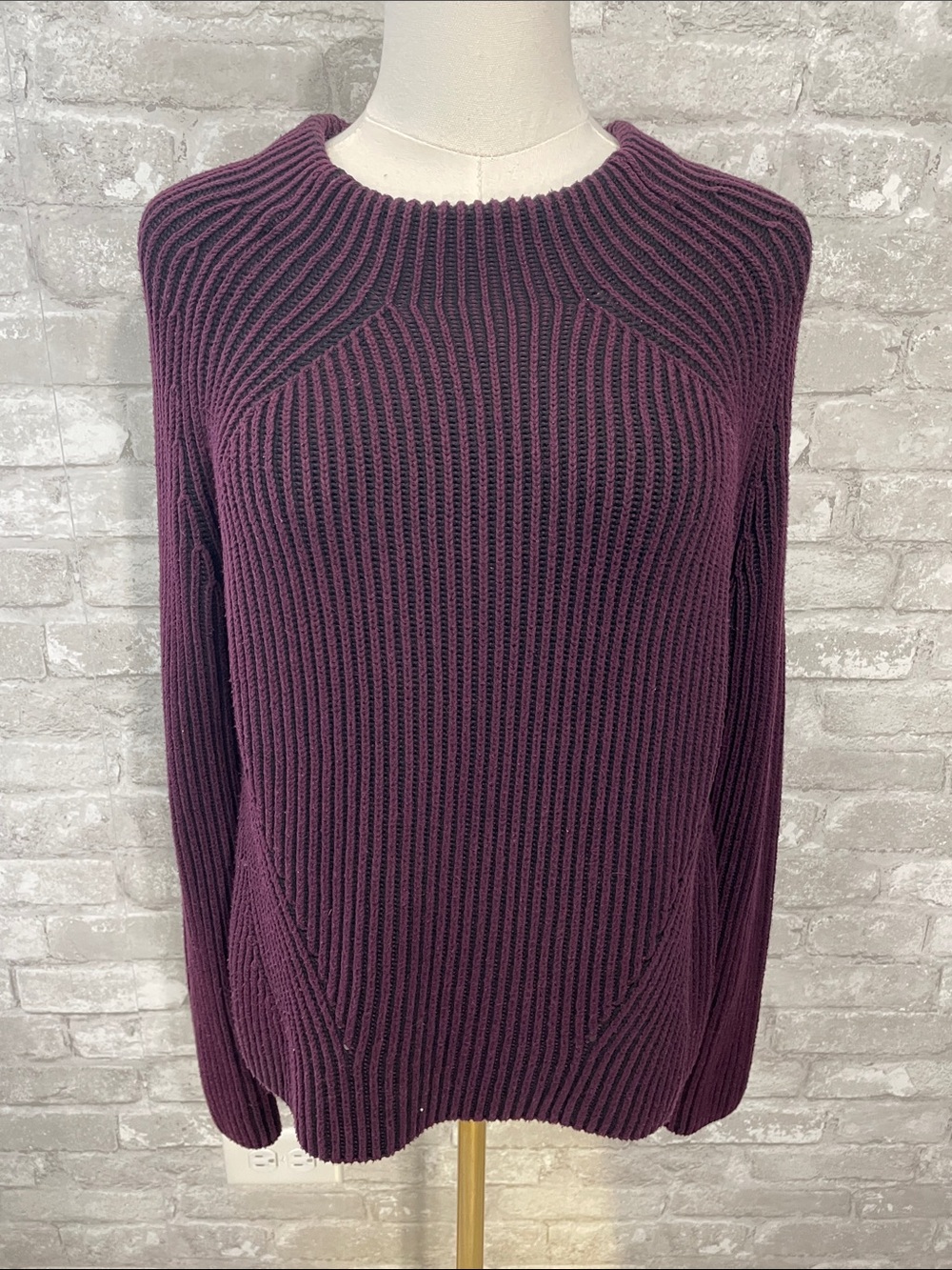 Athleta Rockland Sweater in Auberge/Black #352970